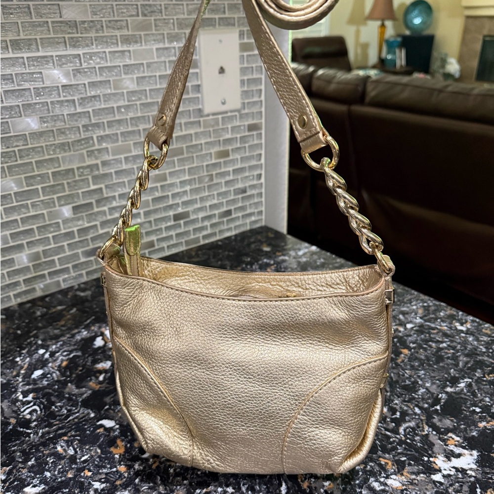 MICHAEL Michael Kors Metallic Gold Shoulder Bag